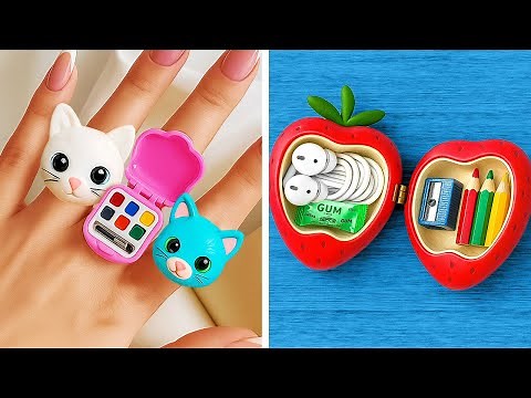 🎒 WHY BUY BORING SUPPLIES? Make Your Own Cute School Crafts! 🖍️💡