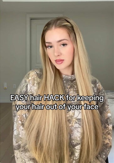 EASY Hair Hack to Keep Your Hair Out of Your Face