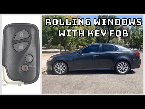 Lexus Key Fob - How To Open And Close All Windows