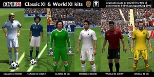 CLASSIC XI & WORLD XI KITS for FIFA 14 file