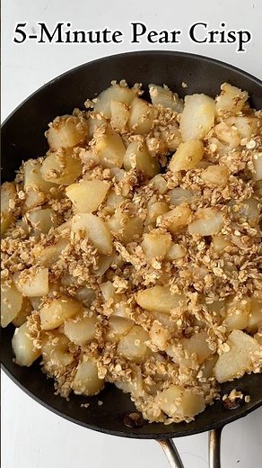 5-Minute Pear Crisp