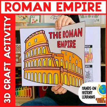 Roman Empire Project Activity | Colosseum 3D Craftivity | Ancient Civilization