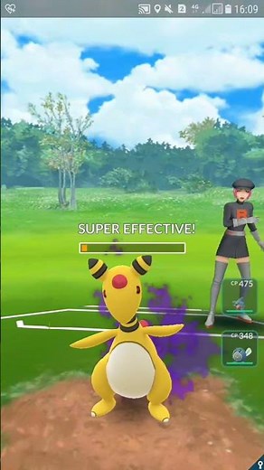 Whiscash solo vs Team Go Rocket Grunt _in Pokemon Go. #short