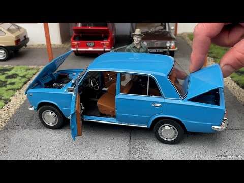 1:18 Lada 1200 (2101), blue - IXO [Unboxing]