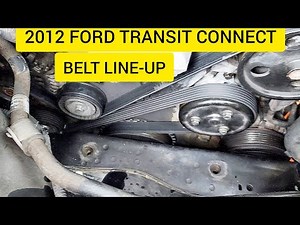 How Serpentine Belt Fixed On 2012 Ford Transit Connect