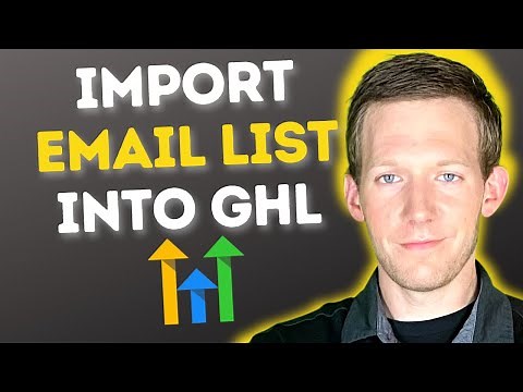Moving 7000+ Email Contact List Into GoHighLevel (GHL) | CSV Import Works For All Autoresponders