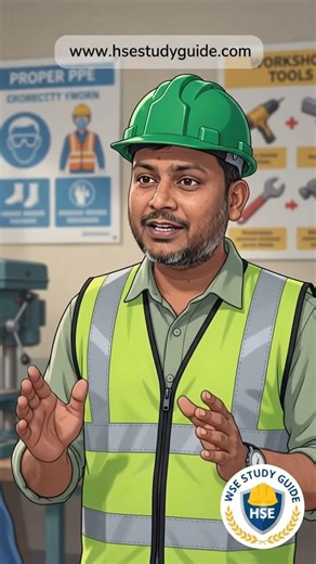 Unsafe Use of Safety Glasses on Forehead