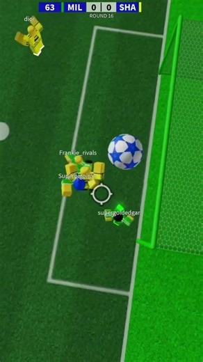 Score this in front a Tfb admin🥶 #roblox #touchfooty #football