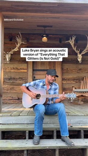 Luke Bryan performs an acoustic version of “Everything That Glitters (Is Not Gold),” which was recently re-released as a duet between the country star and original singer Dan Seals ✨ | Billboard Country