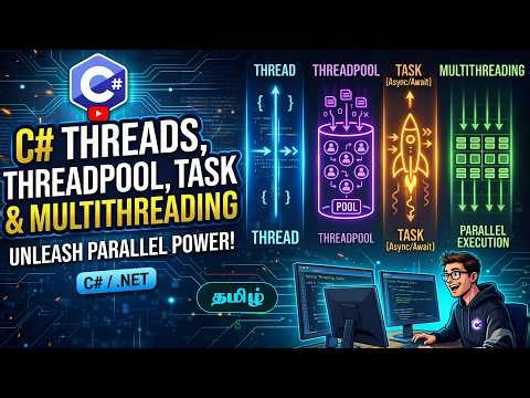 C# Thread vs ThreadPool vs Task – Complete Guide for Beginners | Tamil | Mr Tech Fault