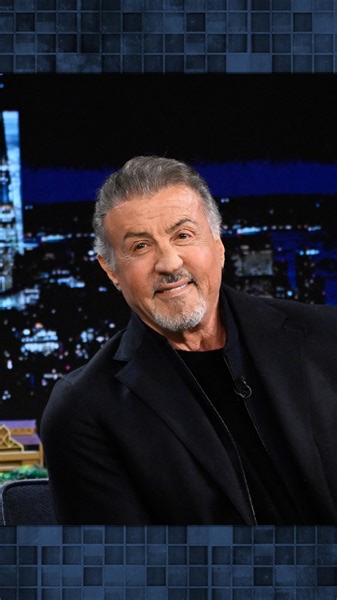 #SylvesterStallone shadowboxed the pope. #FallonTonight | The Tonight Show Starring Jimmy Fallon