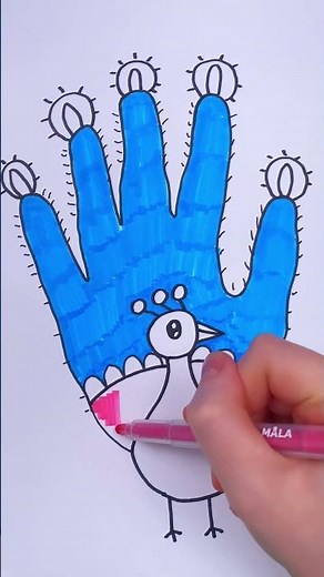Easy Bird Drawing Tutorial for Kids! 🐦✏️