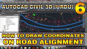 How to Draw Coordinates on Road Alignment and Export to Excel in Civil 3D | Lesson 6