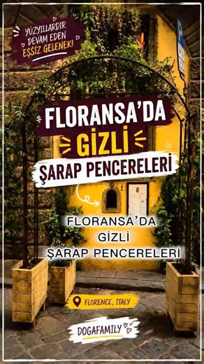 Floransa’nın Gizli Şarap Pencereleri! 🍷🇮🇹