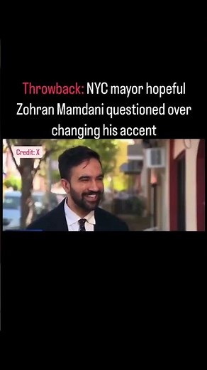 Throwback: NYC mayor hopefulZohran Mamdani questioned over changing his accent