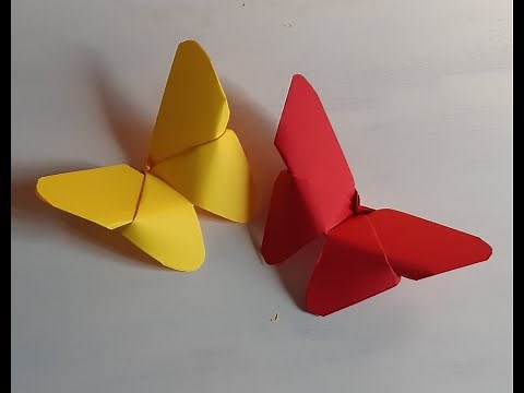 Origami facile a forma di FARFALLA 🐉
