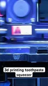 3d printing toothpaste squeezer time lapse #3dprint #cool #satisfying #mustwatch #wow #yt #ytshorts