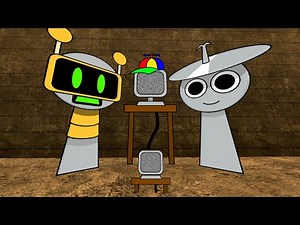 Fixing Puterbox and Mr. Fun Computer With Sprunki Clukr And Funbot's Help