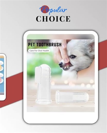 Dog Super Soft Pet Finger Toothbrush