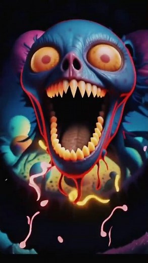 "Halloween 💀 Creature: A Mind-Bending Digital Artwork"
