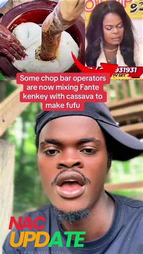 Mixing Fante Kenkey and Cassava for Unique Fufu