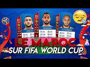 DÉCOUVERTE DES CARTES COUPE DU MONDE DES JOUEURS MAROCAINS | FIFA 18 WORLD CUP
