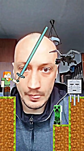 Tutorial Minecraft Perfect Slash Filter #funny #tutorial #trollface #filter #moneylove #edit