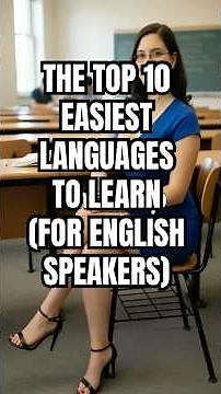 The Top Ten Easiest Languages to Learn #fyp #languagelearning #languageskills #travel #teacher