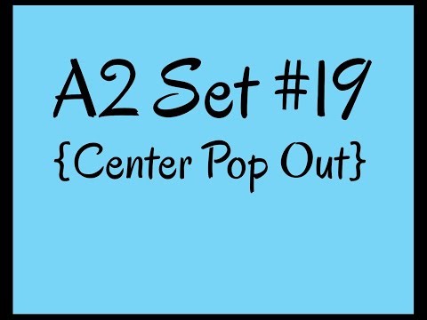 A2 Card Base Set 19 {Center Pop Out}