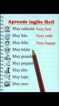 VOCABULARIO BÁSICO EN INGLÉS – APRENDE INGLÉS PARA PRINCIPIANTES 📖🇺🇸🤩 #ingles #aprenderingles