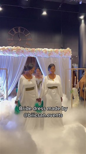 Beautiful Somali Bride Wedding Entrance | Bridal Dress by Bilicsan.events