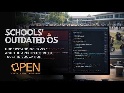 Our Schools' Outdated OS: Back to a Source Code of Trust in Education