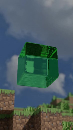 #Minecraft Slime Block realistic, CGI