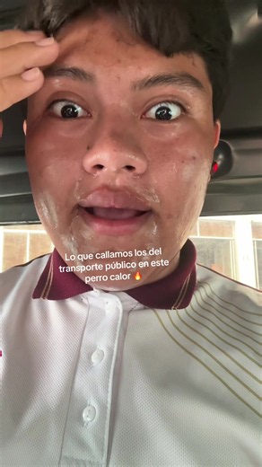 A su ptm y eso que eran las 10 de la mañana, imagínate al medio día #calor #fyp #realidad #transportepublico #foryou