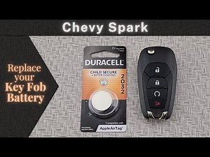 How to DIY Replace Change a Chevy Spark 2019-2022 Key Remote Fob Battery