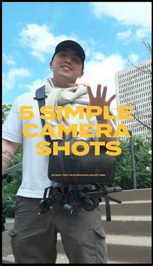 5 SIMPLE camera shots you can start using today to make your videos more dynamic, cinematic