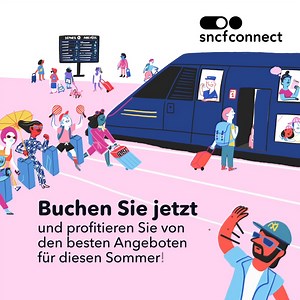 Guter Start in den Sommer☀️ Tickets sind jetzt erhältlich! Buchen Sie jetzt Ihre Reisen bis zum 11. September Hier buchen 👉 https://bit.ly/49K3EFP | SNCF Connect