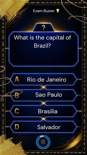 Brazil's Capital: Geography MCQ