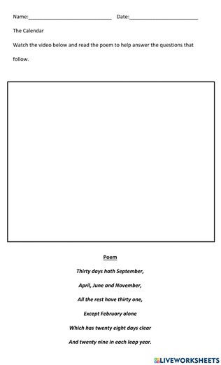 Reading the Calendar activity