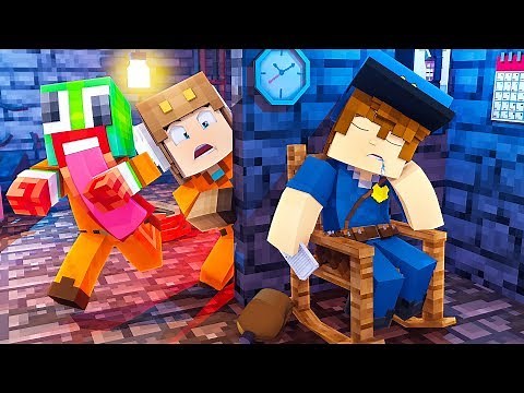 Minecraft Daycare - BABY MOOSECRAFT PRISON ESCAPE! w/ UNSPEAKABLEGAMING (Minecraft Kids Roleplay)