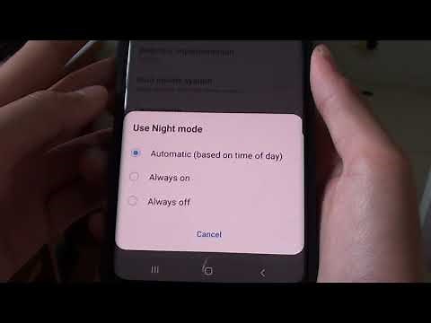 Samsung Galaxy S10 / S10+: How to Enable / Disable Night mode