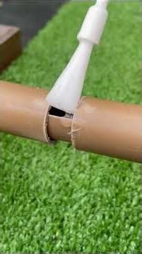 Encanador usou objeto de farmácia para puxar água e uniu tubos sem conector
