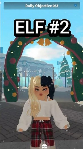 2ND BLOXBURG ELF LOCATION ❄️ #bloxburg #welcometobloxburg #bloxburgupdate #elfhunt