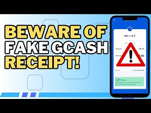 MAG-INGAT SA FAKE GCASH RECEIPT!