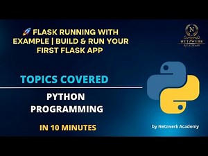 🚀 Flask Running with Example | Build & Run Your First Flask App