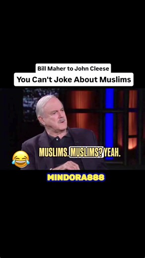 Bill Maher to John Cleese - You 🤣🤣🤣🤣🇬🇧 Can't Joke About Muslims (November 21, 2014) John Cleese appears on Real Time with Bill Maher. They spoke about comedy, political correctness, and religious fundamentalism.