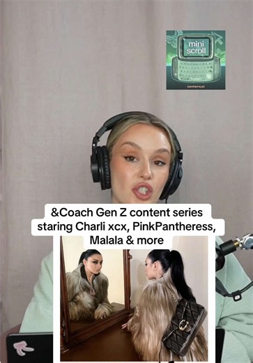 Coach Gen Z content series with Charli XCX, PinkPantheress, Malala