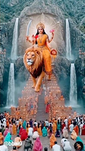 सबकी बिगडी बनाने वाली माँ दुर्गा..🙏 ❤️ Ambe Tu Hai Jagdambe Kali 🌺 | #maadurga #navratri #Shorts