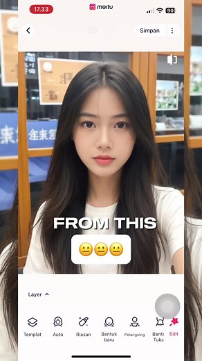 Aplikasi Edit Ekspresi Wajah Terbaik: Meitu