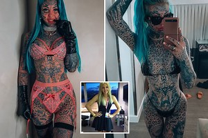 Model who spent £30k on tattoos reveals 98% of her body is covered in ink